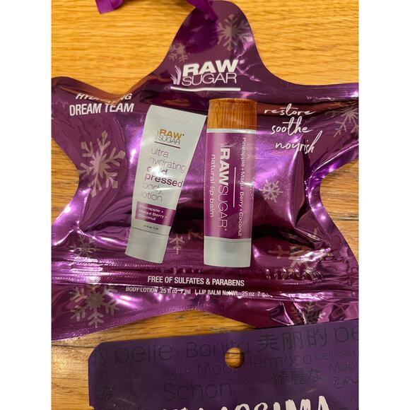 Beauty Bundle Bath Froth Bomb Sheet Mask Smiths Salve Raw Sugar Skin Care - Picture 6 of 6